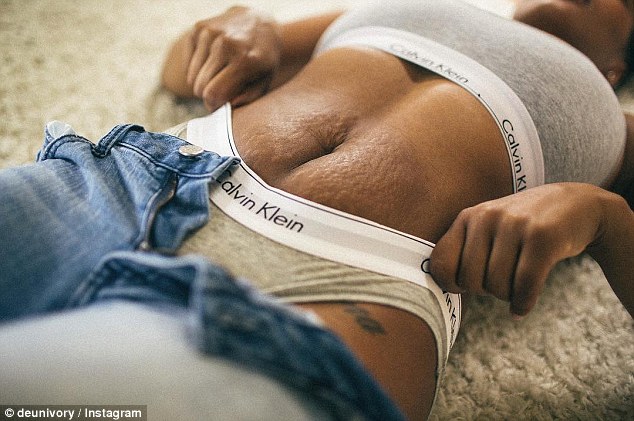 Mom Wears Pregnancy Scars with Pride in Calvin Klein Underwear Shoot 